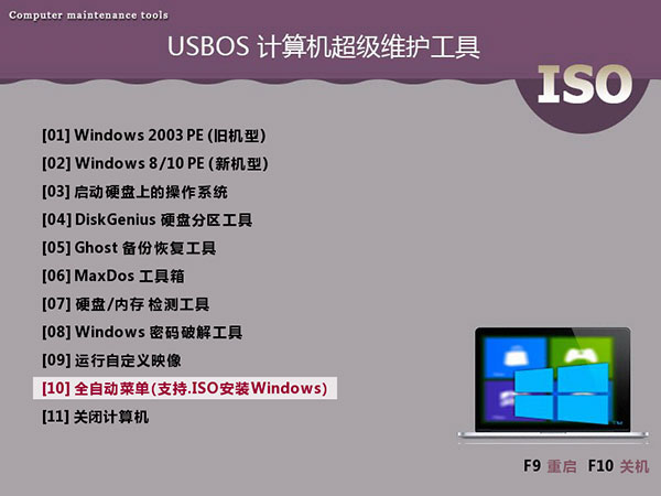 USBOS3.0超级PE装机工具中文破解版 第1张图片