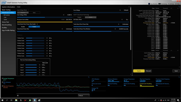 使用英特尔® Extreme Tuning Utility 超频 CPU2