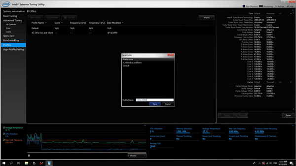 使用英特尔® Extreme Tuning Utility 超频 CPU4