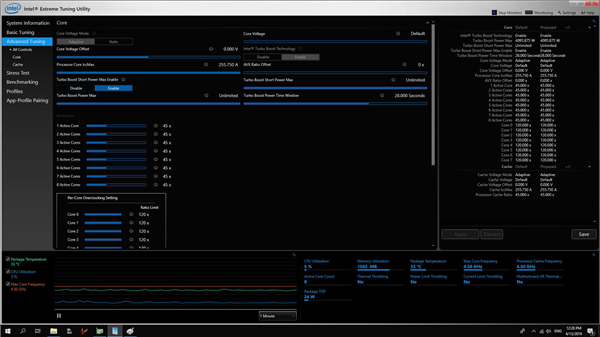 使用英特尔® Extreme Tuning Utility 超频 CPU6