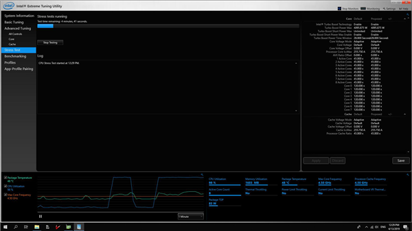 使用英特尔® Extreme Tuning Utility 超频 CPU8