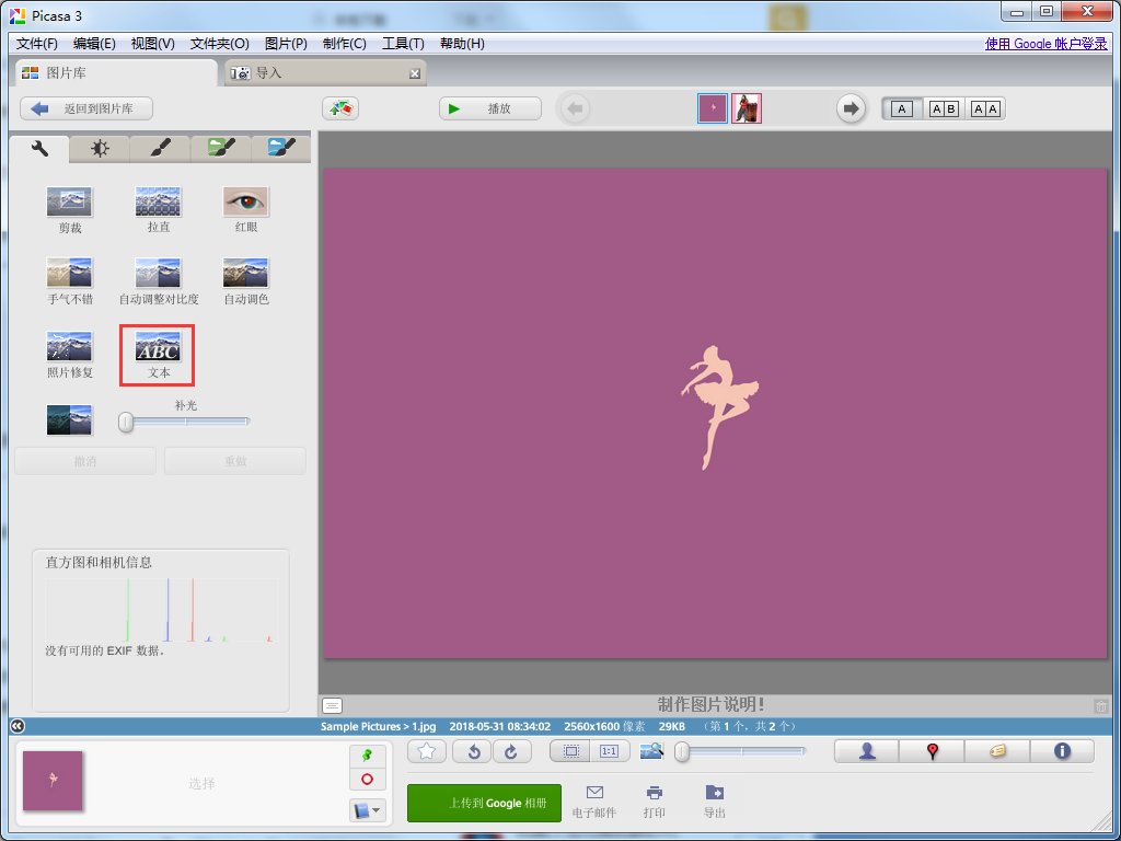Picasa3官方中文版使用教程截图3