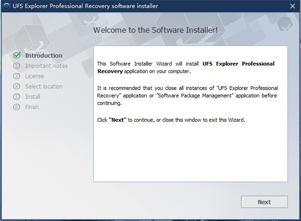 UFS Explorer Professional Recovery破解版安装步骤2