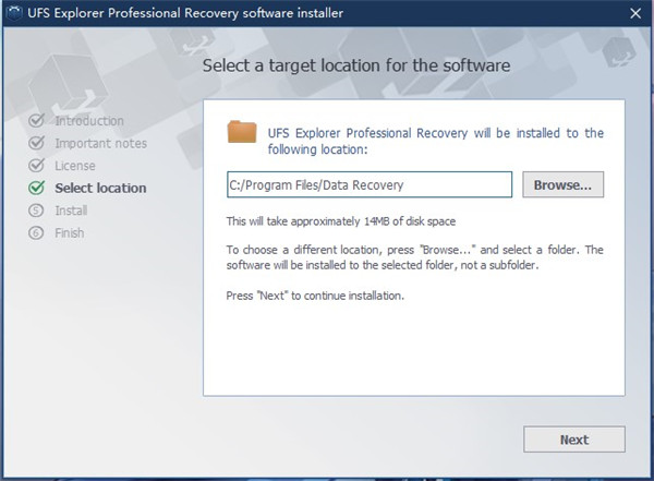 UFS Explorer Professional Recovery破解版安装步骤3