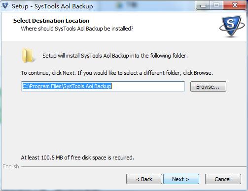 SysTools AOL Backup破解版安装步骤3