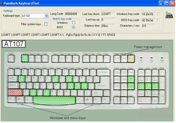 KeyboardTest中文版 第2张图片