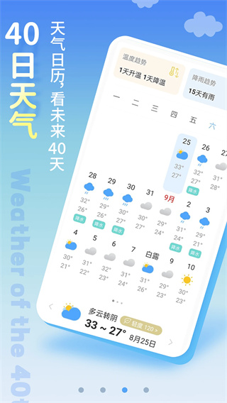 清新天气预报app 第2张图片