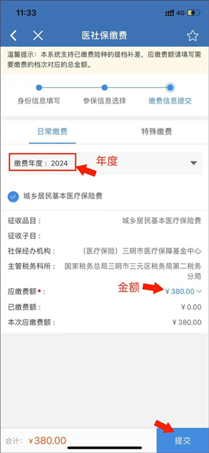 怎么交医保费截图3