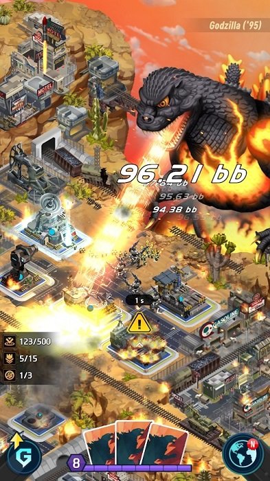 哥斯拉国防军破解版无限金币无限钻石 第3张图片