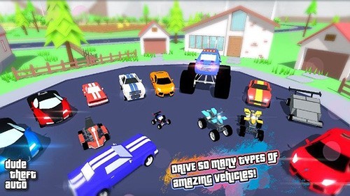 Dude Theft Wars中文破解版下载 第3张图片