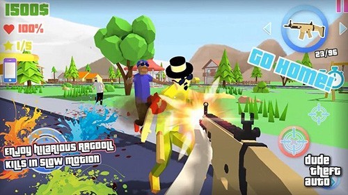Dude Theft Wars中文破解版下载 第2张图片
