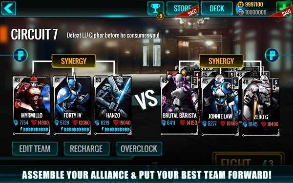 终极机器人格斗破解版无限金币无限钻石内购版 第2张图片