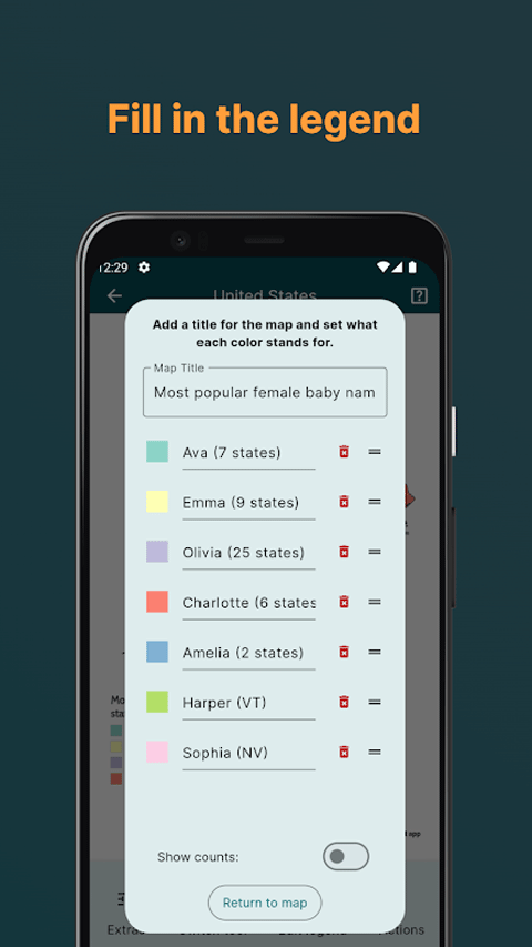 MapChart中文版下载 第2张图片