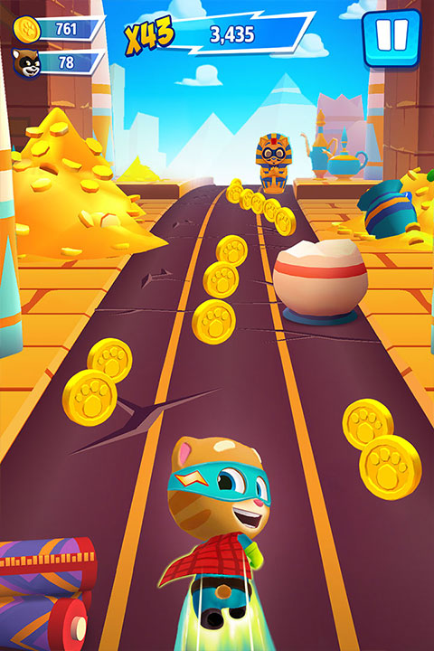 汤姆猫英雄跑酷破解版全皮肤解锁无限金币 第4张图片