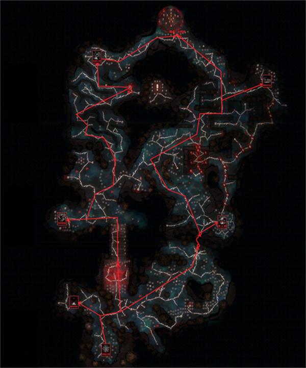 第一章主线路径地图