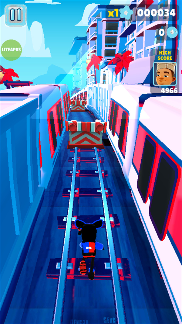 地铁跑酷根灿魔改夏威夷 第3张图片