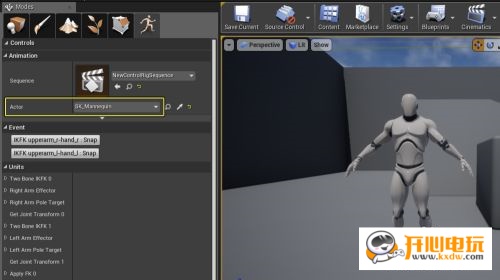 怎么使用Control Rig Sequencer插件5