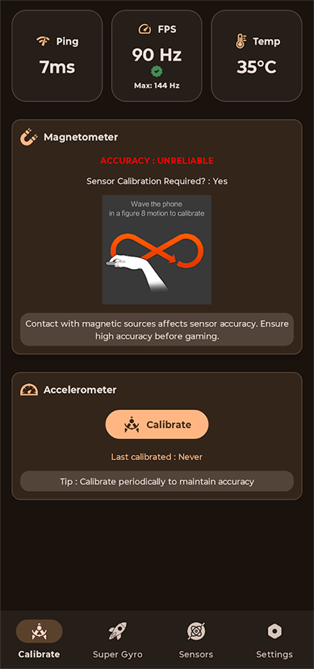 Super Gyro陀螺仪超频app下载 第2张图片