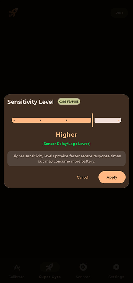 Super Gyro陀螺仪超频app下载 第4张图片