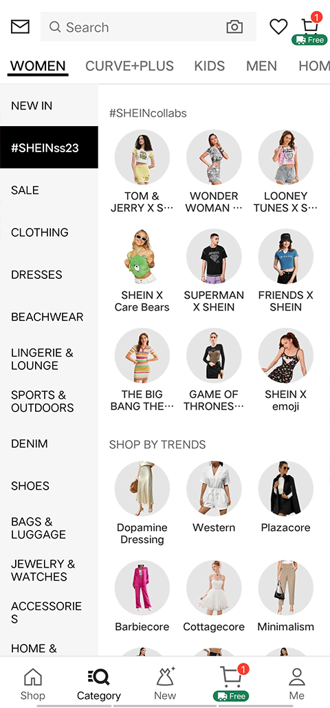 Shein app中文版 第2张图片