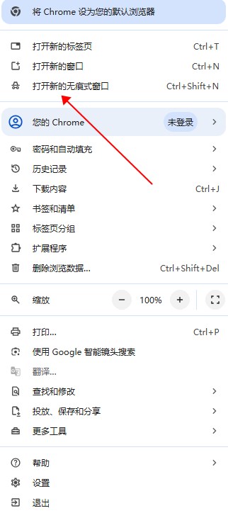怎么开启无痕浏览模式截图2