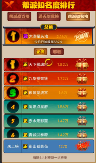 卡帮派等级方法截图3